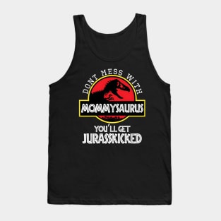 Mommysaurus | Jurassic Park Theme Tank Top